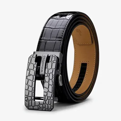PURE COWHIDE AUTOMATIC BUCKLE BELT